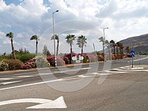 View of the autobahn in Galilee. Israel