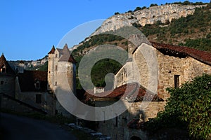 View of Autoire, The Lot, Dordogne Valley