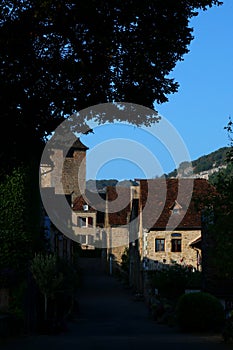 View of Autoire, The Lot, Dordogne Valley