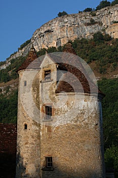 View of Autoire, The Lot, Dordogne Valley