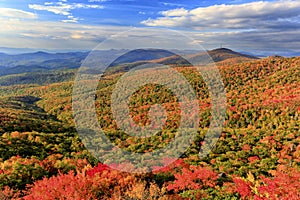 View from Grandfather Mountain, North Carolina photo