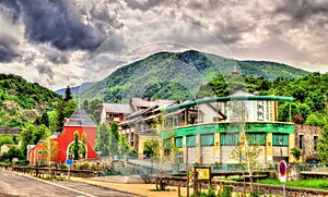 View of Ax-les-Thermes town - France