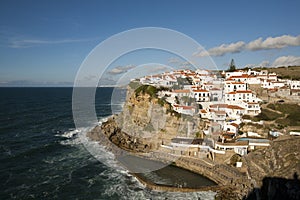 View of Azenhas do Mar, Portugal. photo