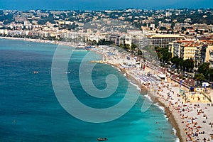 View on Azure coast in Nice