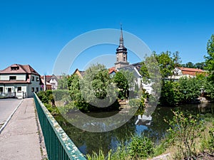 View of Bad Sulza in Thuringia