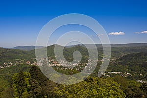 View of Baden-Baden and the Black Forest_Baden Wuerttemberg, Ger