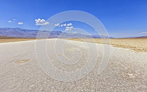 View of Badwater Basin in Death Valley, USA