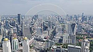 View from Baiyoke Sky to bangok.