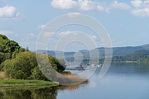 View of Bala Lake in Gwynedd, Wales