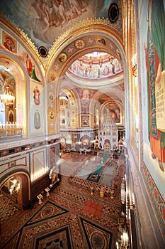 View from balcony inside Cathedral