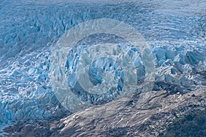 View of the Balmaceda Glacier in Ohiggins National Park, Chile photo