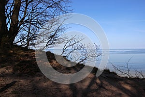 View Of Baltic Sea. Blue Sea Blue Sky