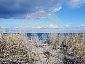 view on the Baltic Sea in North Germany