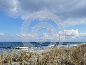 view on the Baltic Sea in North Germany