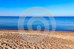 View of the Baltic sea, Poland