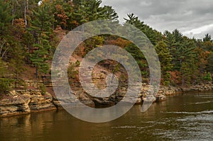 Fall on the Wisconsin River