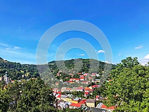 View of Banska Stiavnica, Slovakia