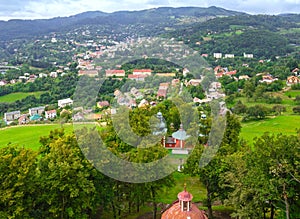 View on Banska Stiavnica (Slovakia)