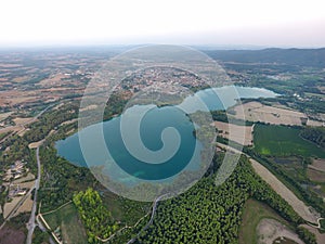 View of the Banyoles Lake, Girona