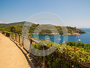 Barbarossa Beach, Elba Island, Tuscany, Italy photo