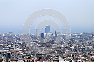 View of Barcelona from Park GÃ¼ell