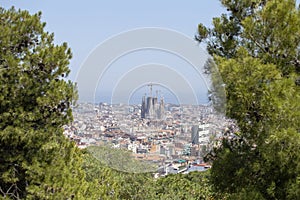 View of Barcelona from Park GÃ¼ell