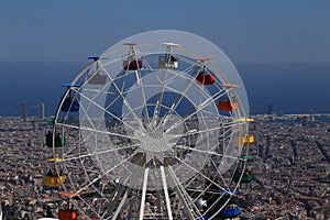 View of Barcelona from Tibidabo