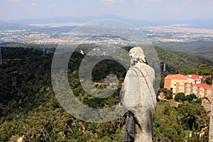 View of Barcelona from Tibidabo