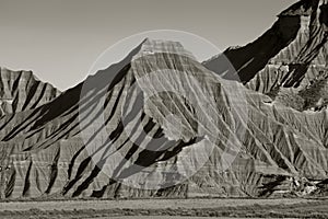 View of the Bardenas Reales