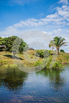 View of Barinas dam