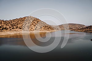 View of Barrage Chtouka ait Baha Morocco