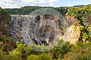 View of the Barron Falls near Kuranda in north Queensland, Australia