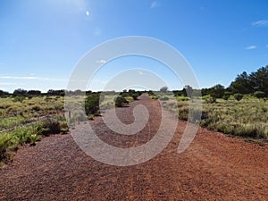 A view of the base walk trail, Uluru, Northern Territory photo