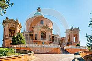 View at the Basilica of Madonna di San Luca in Bologna - Italy photo