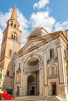 View at the Basilica of Saint Andrea in Mantova Mantua, Italy