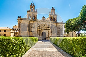 View at the Basilica of Santa Maria in Ubeda, Spain