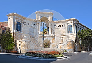 View on the Bastione Saint Remy in the city of Cagliari