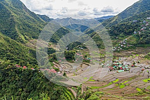 View of Batad Rice Terraces at Luzon island, Philippin