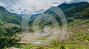 View of Batad Rice Terraces at Luzon island, Philippin