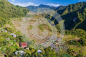 View of Batad rice terraces, Luzon island, Philippin