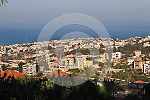 The view of Batroun, Lebanon