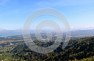 View of Batumi city from a mountain