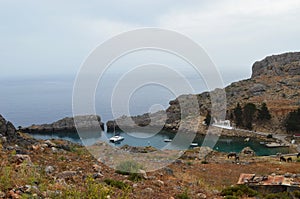 View of the bay of Anthony Quinn.