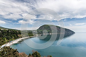 View of the bay and Bear Mountain.