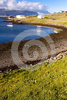 View on bay in Djupivogur - Iceland photo