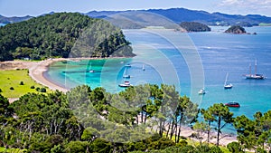 View on Bay of Islands New Zealand