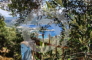 View of the bay of Paleokastritsa on Corfu