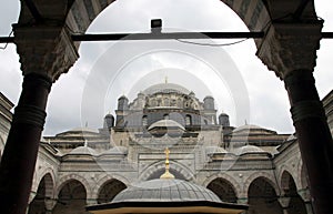 View of Bayezid Mosque, istanbul photo