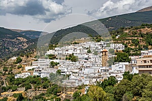 View of BayÃ¡rcal, the highest located town in Sierra Nevada