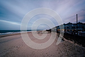 View of the beach in Bethany Beach, Delaware.